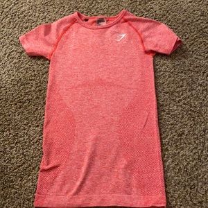 Gymshark Seamless Tshirt in Pink Marl. SizeXs